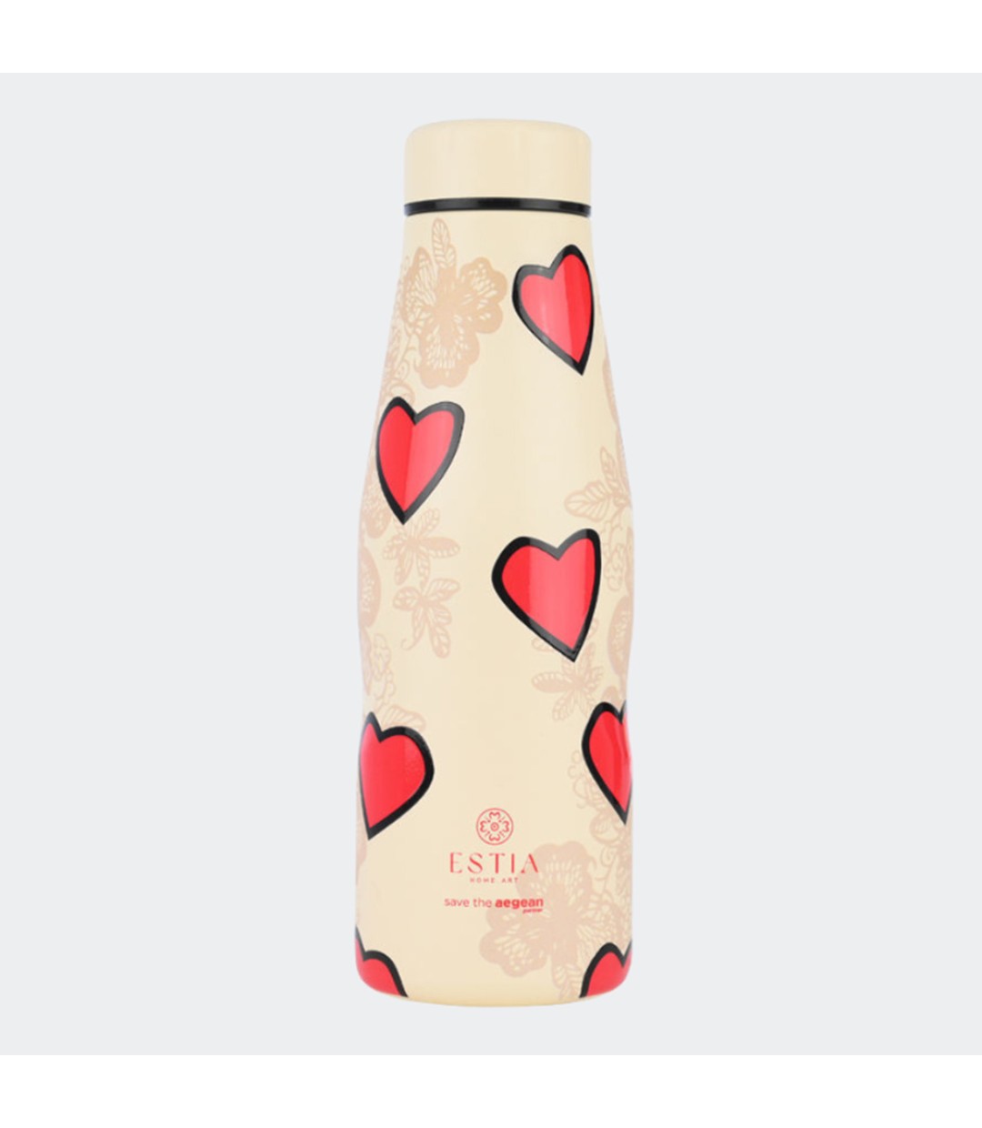 Estia Travel Flask Save the Aegean Μπουκάλι Θερμός Ανοξείδωτο BPA Free 500ml Tender Lace