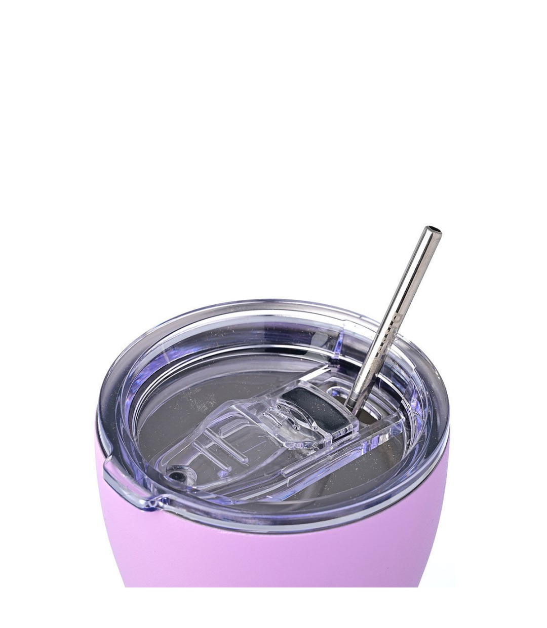 Estia Coffee Mug Save The Aegean Ανακυκλώσιμο Ποτήρι Θερμός Ανοξείδωτο BPA Free 350ml Lavender Purple με Καλαμάκι