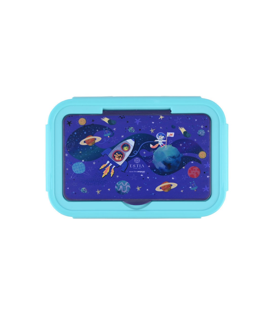 Estia Save The Aegean Ανοξείδωτο Παιδικό Σετ Φαγητού 0.9lt Solar Jump 01-33668