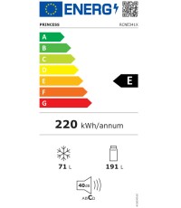 Princess Ψυγειοκαταψύκτης 262lt Total NoFrost Υ178.9xΠ55xΒ60εκ. Inox RCNE 341X