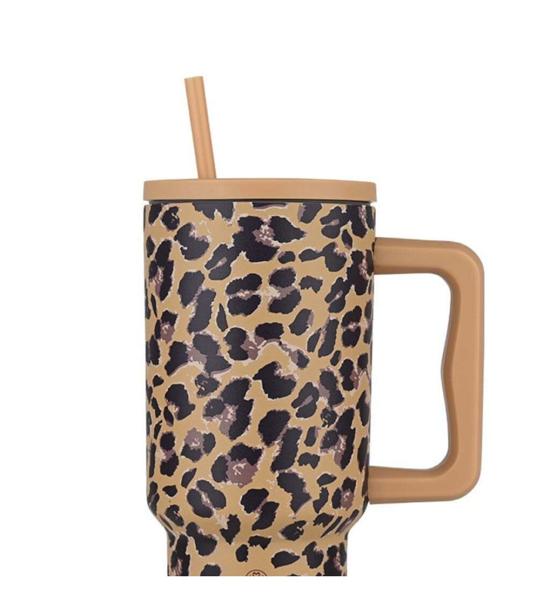 Estia Straw Tumbler XL Save the Aegean Θερμός Ανοξείδωτο BPA Free 900ml SPOTTED PROWL με Καλαμάκι και Λαβή