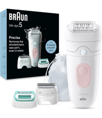 Braun Silk Epil 5 Σετ Αποτρίχωσης Epilator για Σώμα & Μπικίνι SE5-050