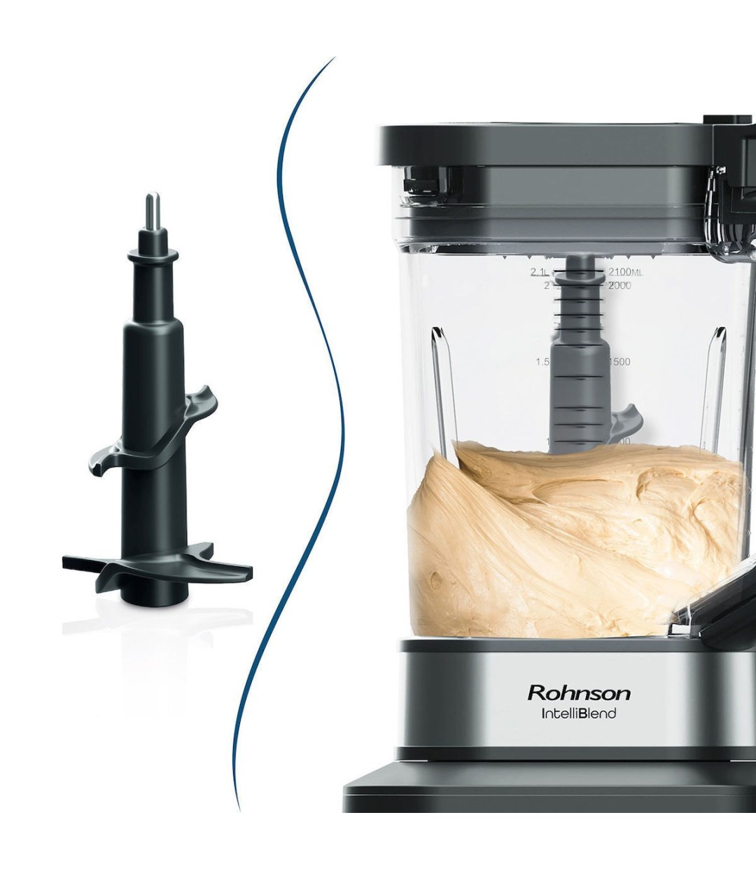 Rohnson Μπλέντερ για Smoothies 2.1lt 2000W Μαύρο R-5349 Rohnson Μπλέντερ για Smoothies 2.1lt 2000W Μαύρο R-5349