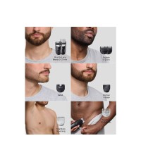 Braun All-in-one Series 5 Σετ Επαναφορτιζόμενης Κουρευτικής Μηχανής Μαύρο AIO5540 Braun All-in-one Series 5 Σετ Επαναφορτιζόμενης Κουρευτικής Μηχανής Μαύρο AIO5540