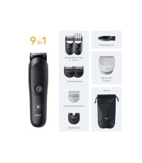 Braun All-in-one Series 5 Σετ Επαναφορτιζόμενης Κουρευτικής Μηχανής Μαύρο AIO5540 Braun All-in-one Series 5 Σετ Επαναφορτιζόμενης Κουρευτικής Μηχανής Μαύρο AIO5540