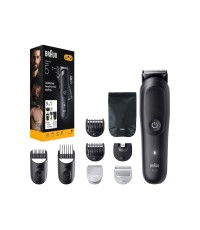 Braun All-in-one Series 5 Σετ Επαναφορτιζόμενης Κουρευτικής Μηχανής Μαύρο AIO5540 Braun All-in-one Series 5 Σετ Επαναφορτιζόμενης Κουρευτικής Μηχανής Μαύρο AIO5540