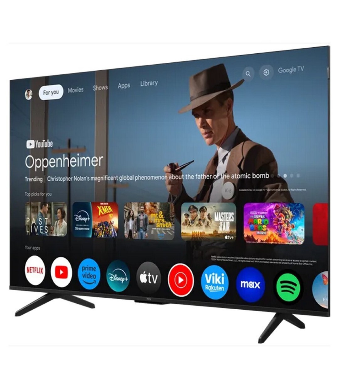 TCL Smart Τηλεόραση 55" 4K UHD QLED P7K HDR (2025) 55P7K