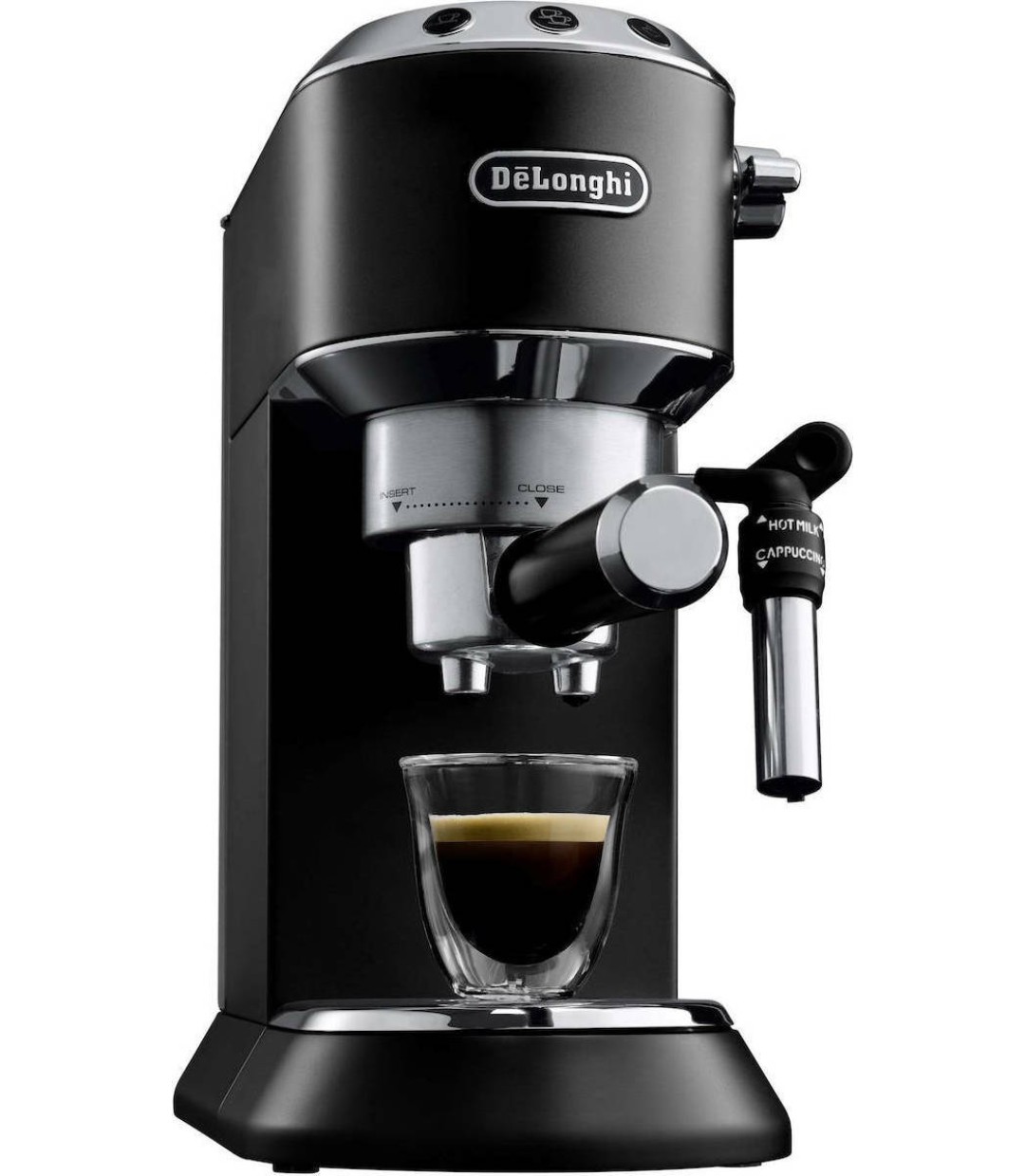 De'Longhi Dedica Pump Μηχανή Espresso 1300W Πίεσης 15bar Μαύρη EC 685 BK De'Longhi Dedica Pump Μηχανή Espresso 1300W Πίεσης 15bar Μαύρη EC 685 BK