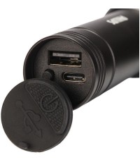 Philips Επαναφορτιζόμενος Φακός LED IPX4 με Μέγιστη Φωτεινότητα 400lm SFL 7003 R/GRS