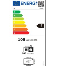 TCL Smart Τηλεόραση 75" 4K UHD LED P6K HDR (2025) 75P6K