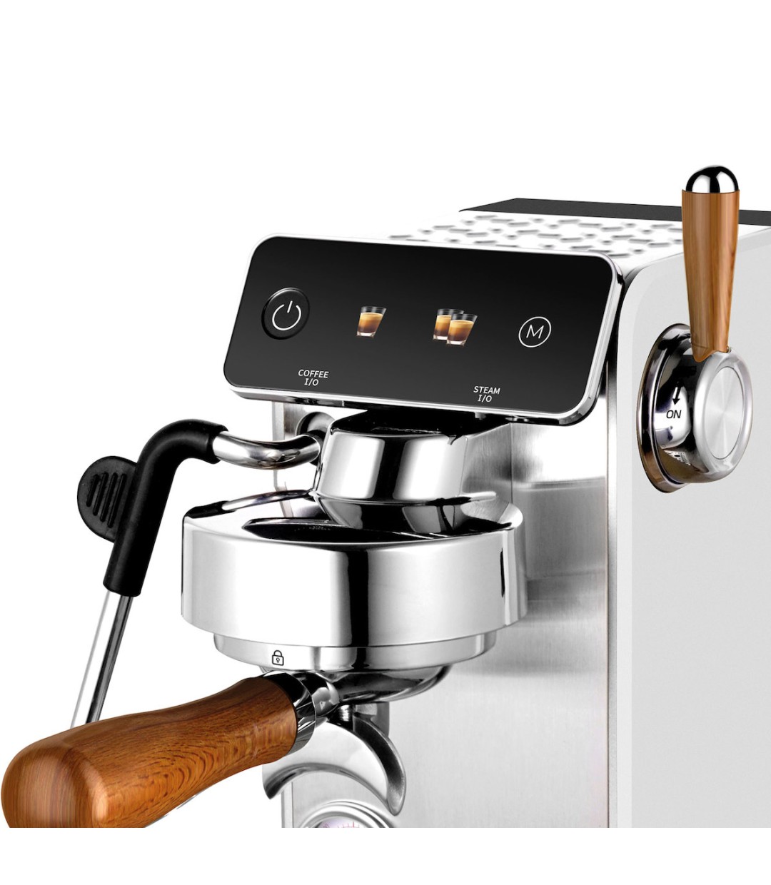 Rohnson R-98300  Suprema Μηχανή Espresso 2700W Πίεσης 20bar Ασημί