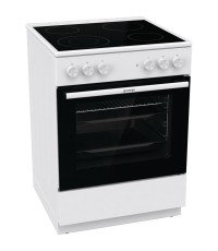Gorenje Κουζίνα GEC6A41WC 71lt με Κεραμικές Εστίες Π60εκ. Λευκή