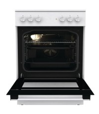 Gorenje Κουζίνα GEC6A41WC 71lt με Κεραμικές Εστίες Π60εκ. Λευκή