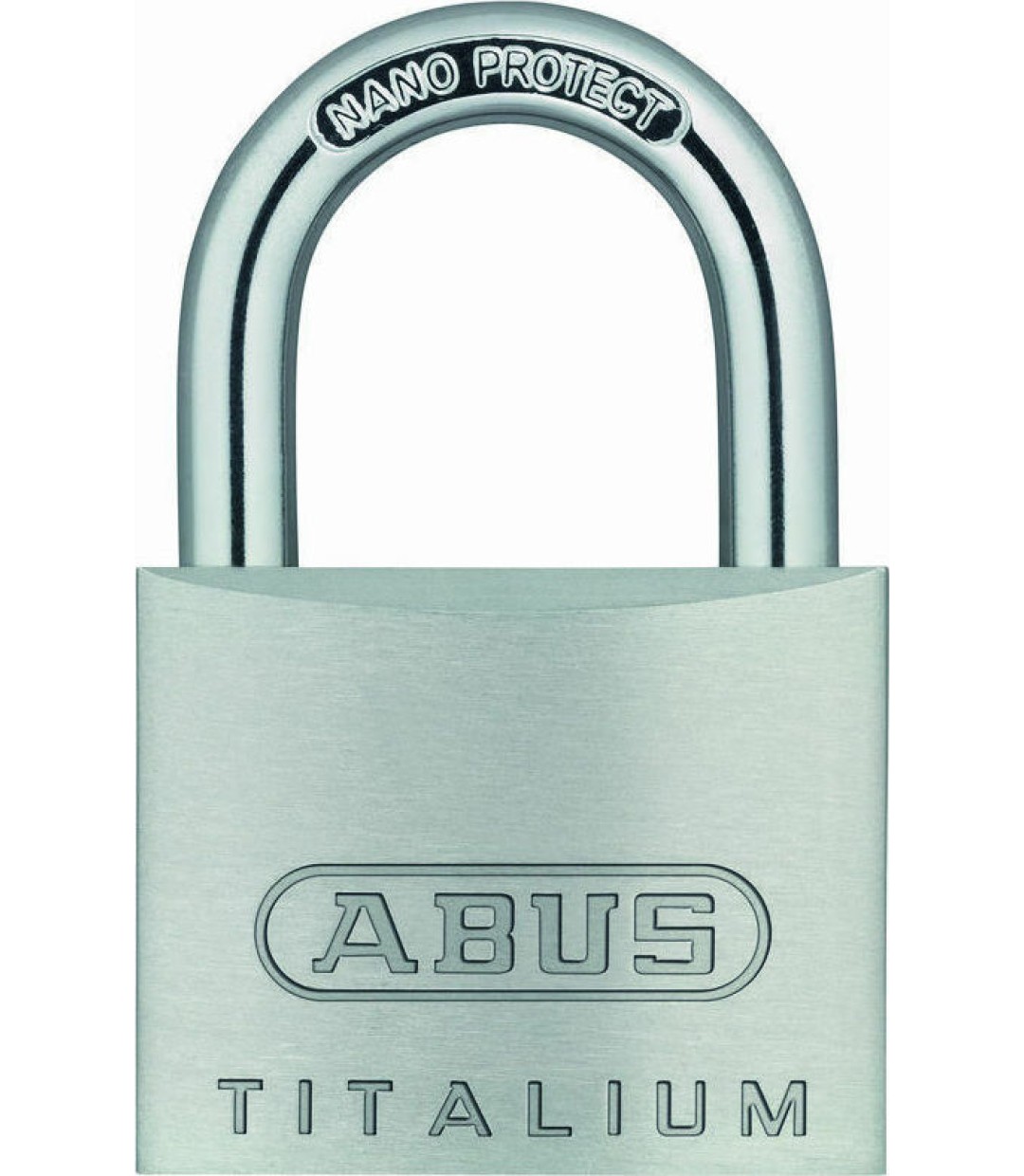 Abus Titalium 64 ΤΙ/40QUADB Αλουμινένιο Λουκέτο Πέταλο με Κλειδί 40mm Ασημί 4τμχ