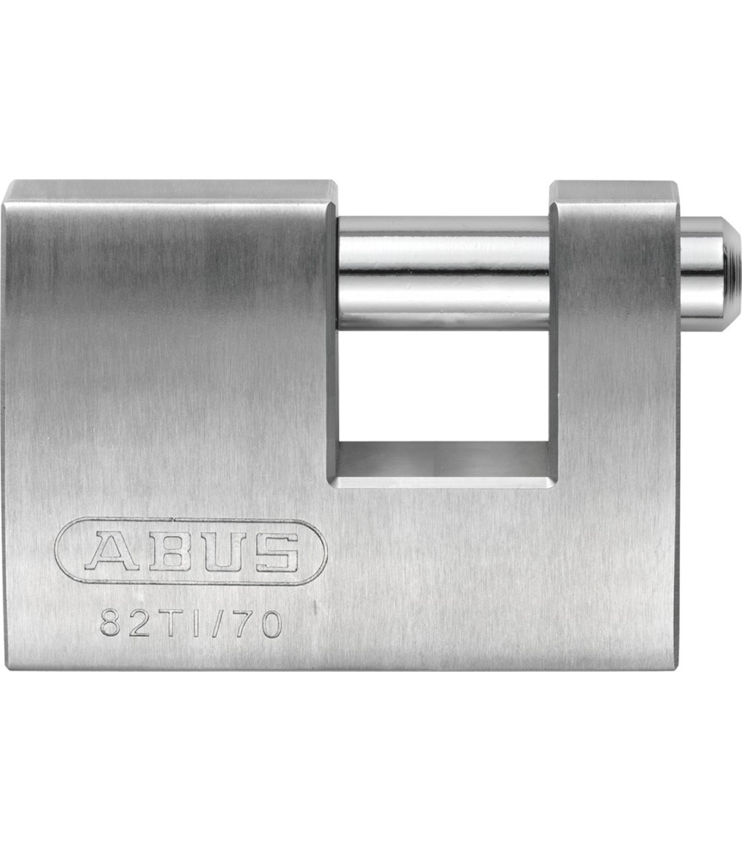 Abus Titalium 82ΤΙ/70Β Αλουμινένιο Λουκέτο Τάκου με Κλειδί 70mm Ασημί