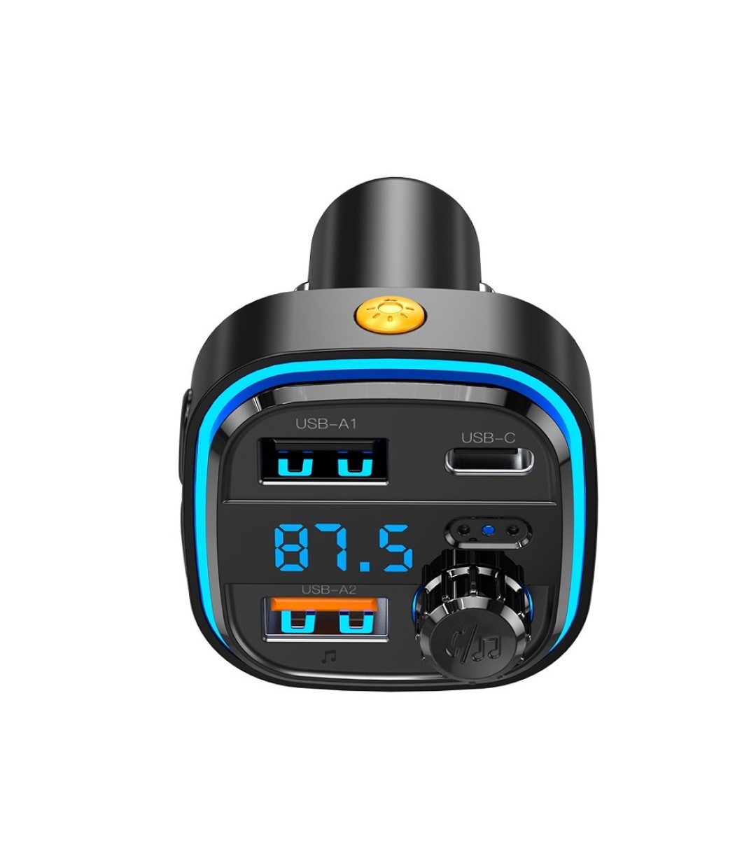 XO FM Transmitter Αυτοκινήτου BCC08 με Bluetooth / Type-C / USB