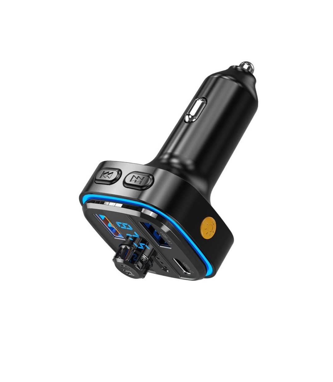 XO FM Transmitter Αυτοκινήτου BCC08 με Bluetooth / Type-C / USB