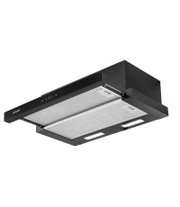 Gruppe Ammos Forte Συρόμενος Απορροφητήρας 60cm Μαύρος S-3003C-C05-M13-600