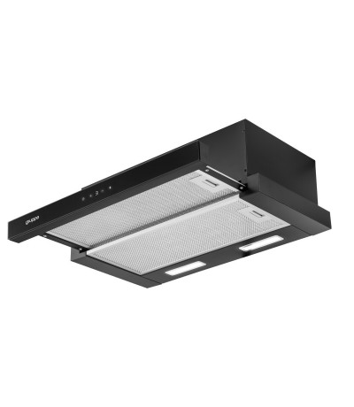 Gruppe Ammos Forte Συρόμενος Απορροφητήρας 60cm Μαύρος S-3003C-C05-M13-600