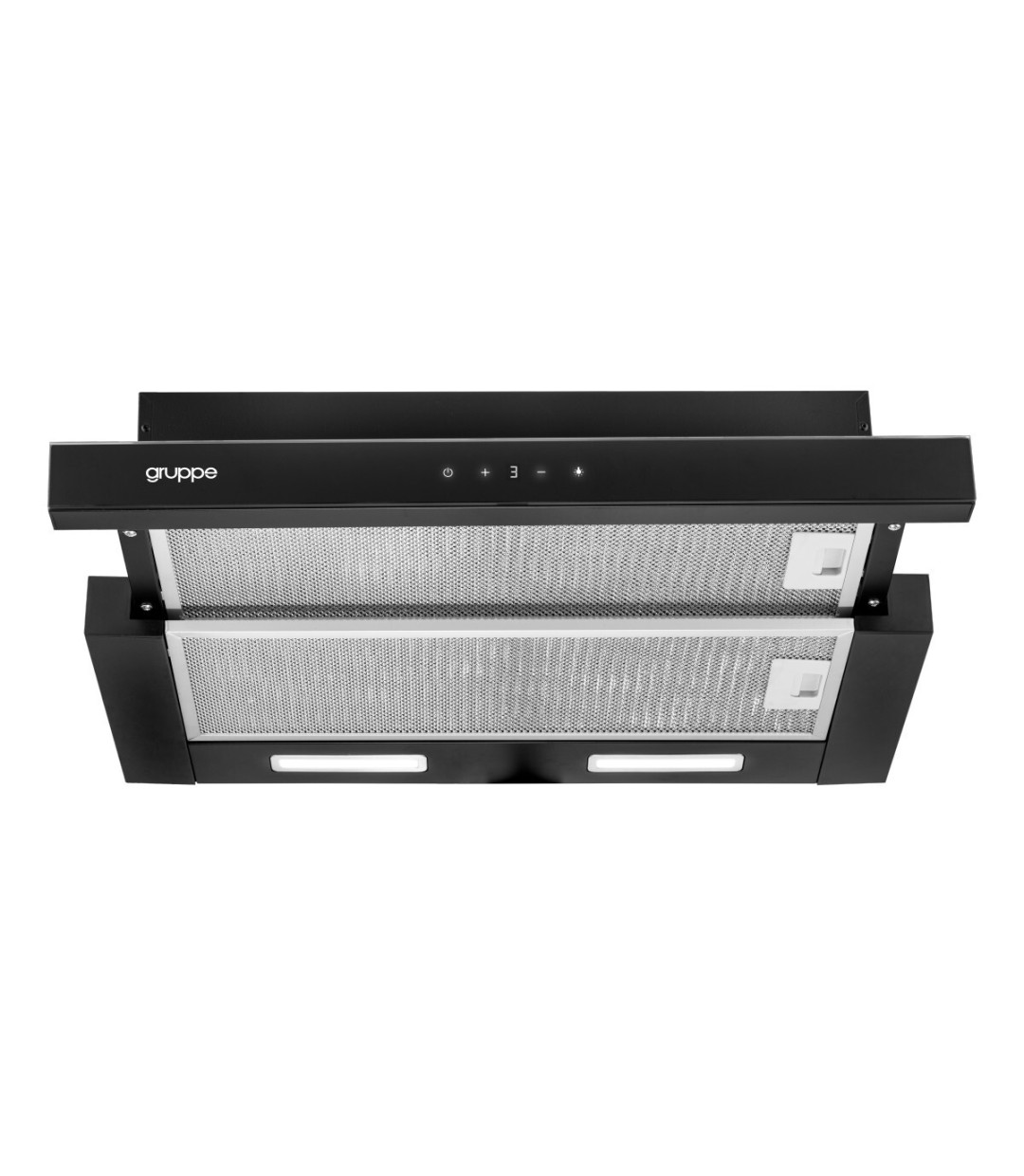 Gruppe Ammos Forte Συρόμενος Απορροφητήρας 60cm Μαύρος S-3003C-C05-M13-600