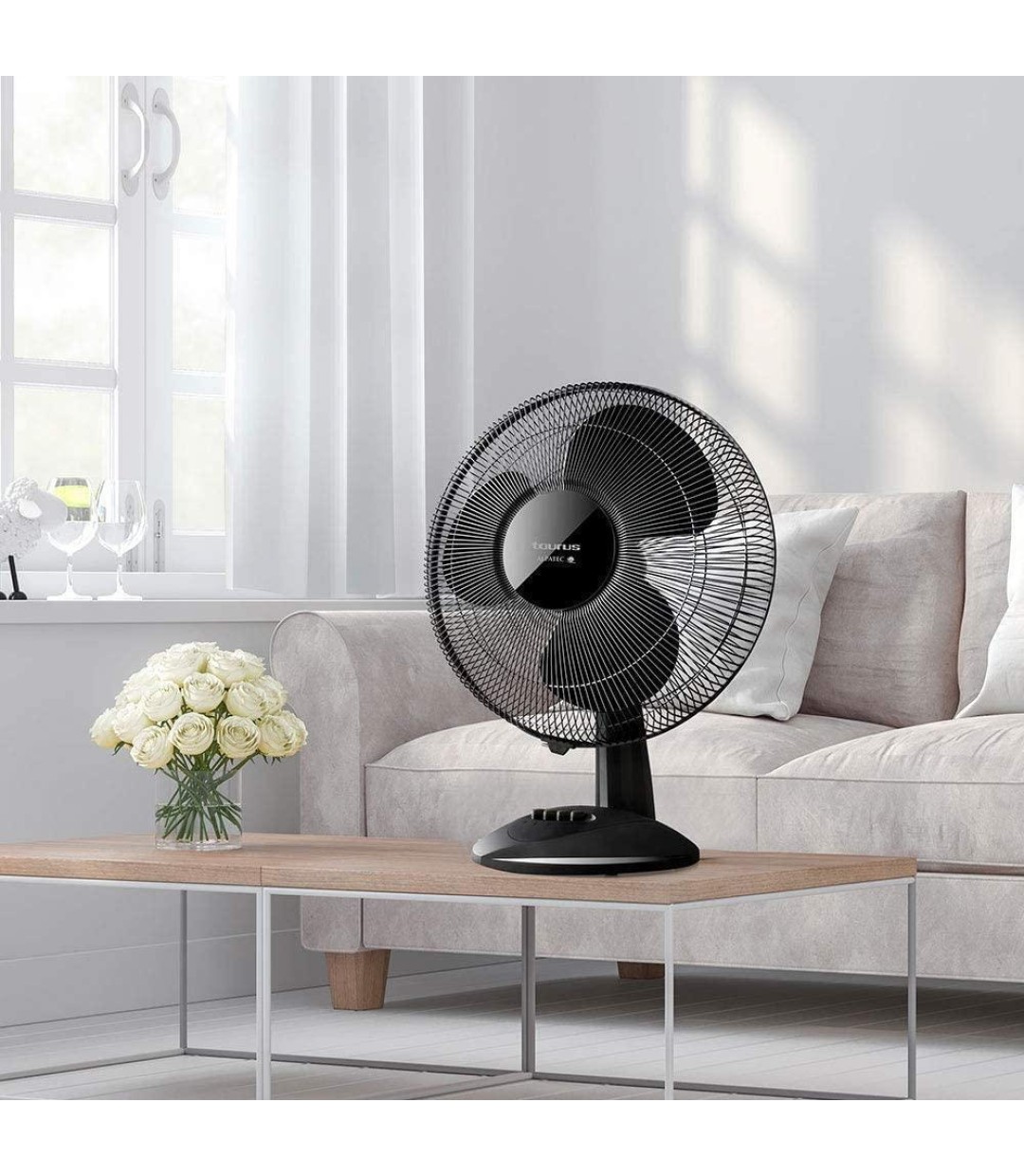Taurus Greco 16 Elegance Επιτραπέζιος Ανεμιστήρας 40W Διαμέτρου 40cm