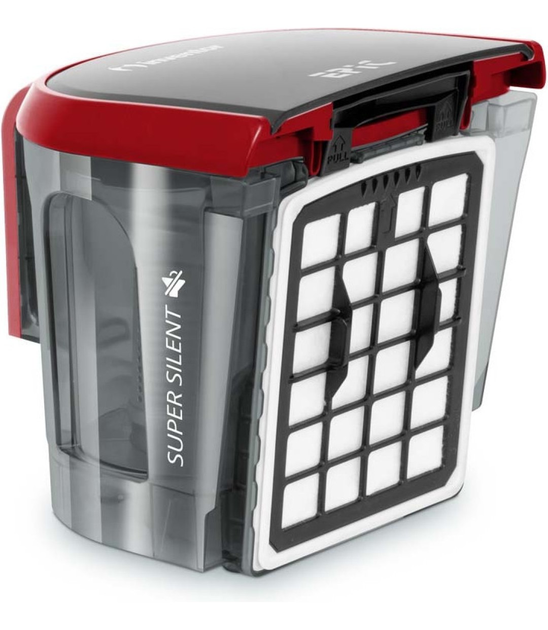 Inventor Epic EP-MNC 69 Ηλεκτρική Σκούπα 800W με Κάδο 2.5lt Κόκκινη