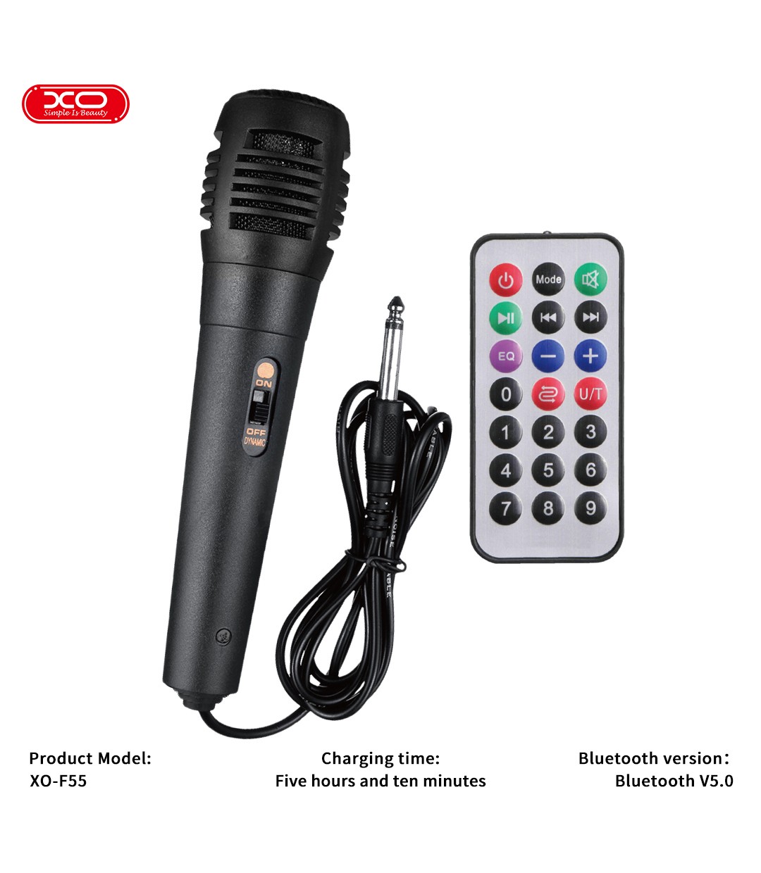 XO F55 Ηχείο Bluetooth 20W με Ραδιόφωνο Μαύρο