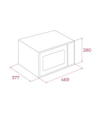 Φούρνος Μικροκυμάτων Teka  MWE FS 25 G με Grill 25lt Λευκός