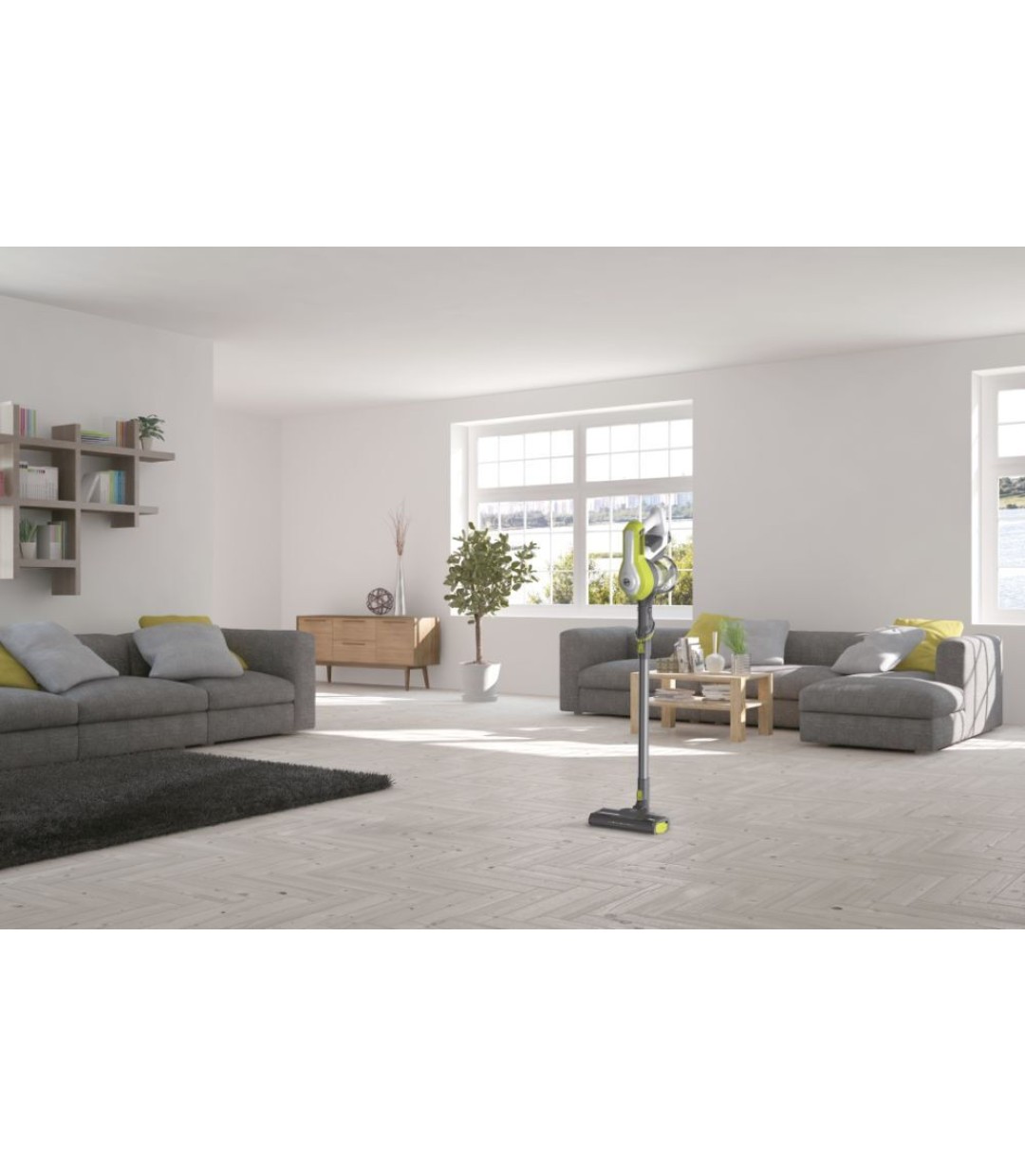 Hoover HF110H 011 Επαναφορτιζόμενη Σκούπα 2 σε 1 Stick & Χειρός 22V Γκρι