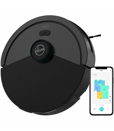 Hoover HG410D 011 Σκούπα Ρομπότ με Χαρτογράφηση και Wi-Fi Μαύρη