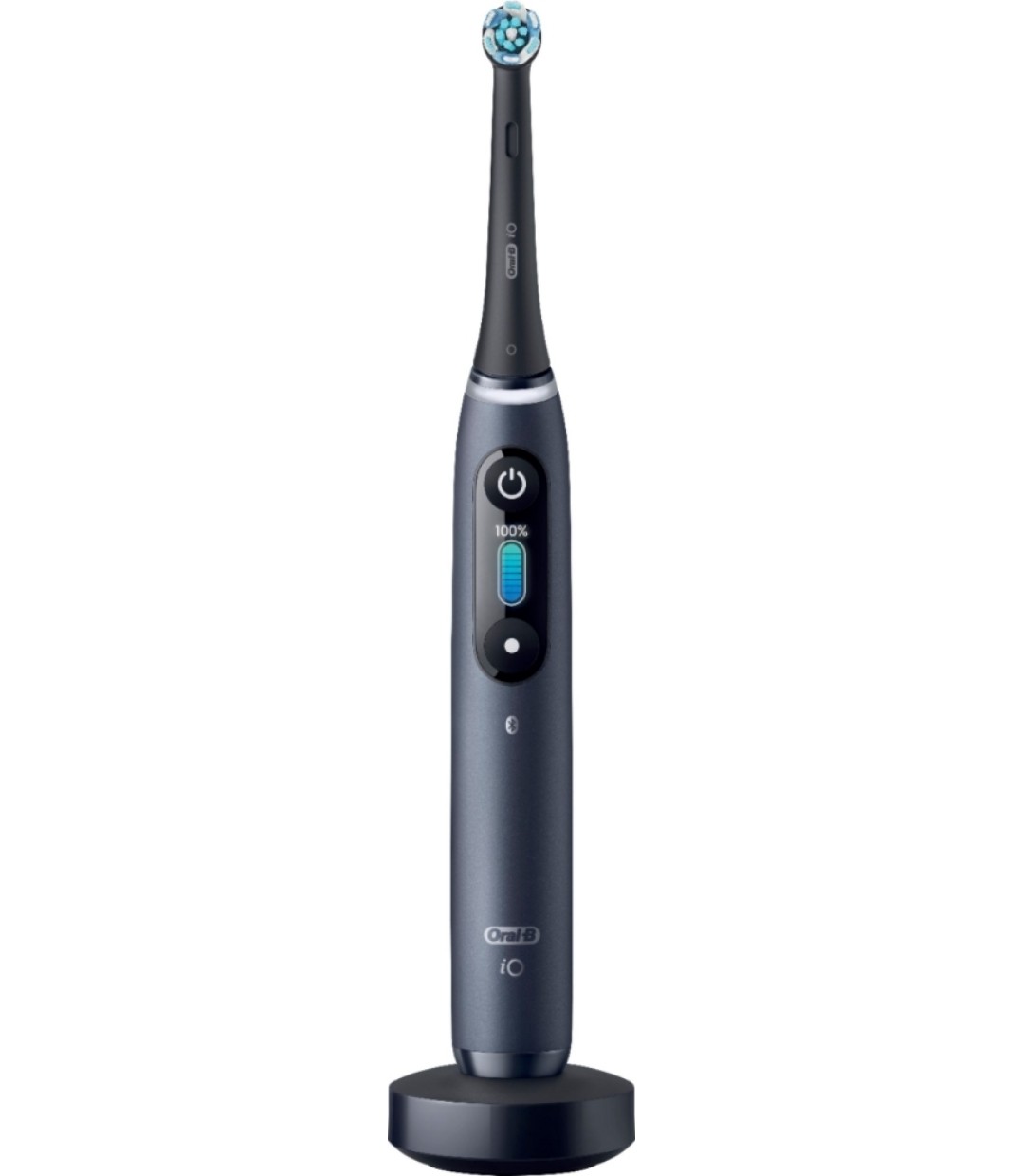 Oral-B iO Series 8 Ηλεκτρική Οδοντόβουρτσα με Χρονομετρητή, Αισθητήρα Πίεσης και Θήκη Ταξιδίου Μαύρη