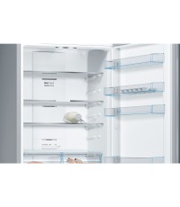 Bosch Ψυγειοκαταψύκτης 438lt Total NoFrost Υ203xΠ70xΒ67εκ. Γκρι KGN493IDA