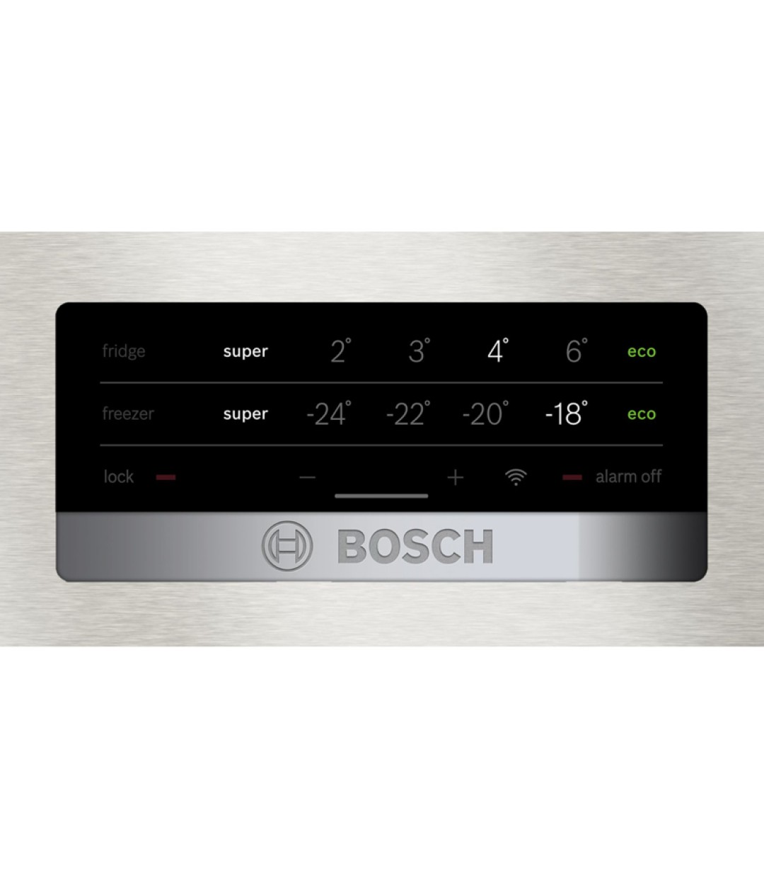 Bosch Ψυγειοκαταψύκτης 438lt Total NoFrost Υ203xΠ70xΒ67εκ. Γκρι KGN493IDA