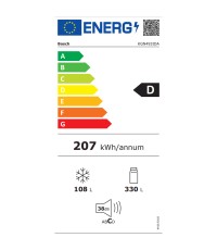 Bosch Ψυγειοκαταψύκτης 438lt Total NoFrost Υ203xΠ70xΒ67εκ. Γκρι KGN493IDA
