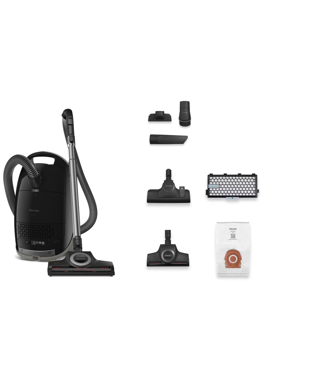 Miele Guard M1 Cat & Dog Ηλεκτρική Σκούπα 890W με Σακούλα 3.5lt Μαύρη