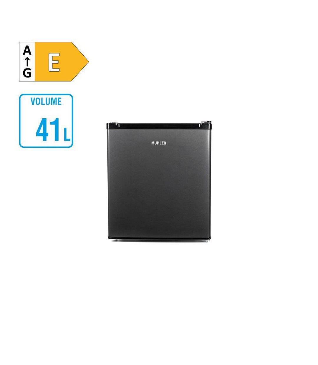 Muhler Mini Bar 41lt Υ52.8xΠ46xΒ51εκ. Μαύρο MB51IE