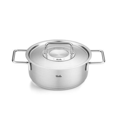 Fissler Pure Βαθιά Ανοξείδωτη Κατσαρόλα 3.9lt / 24cm 8612424000