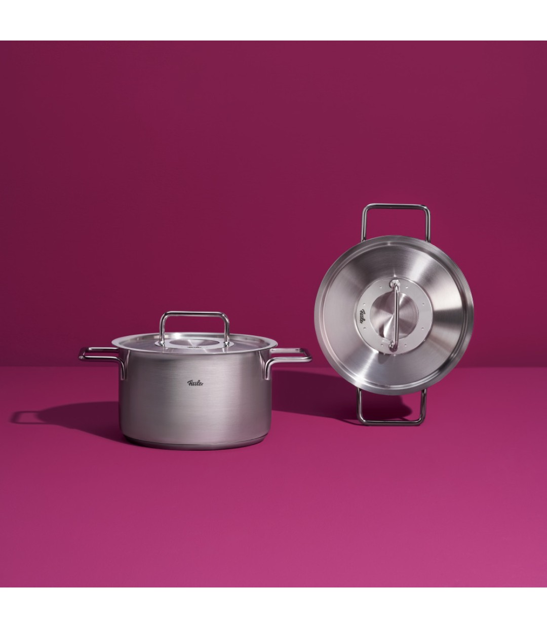 Fissler Pure Βαθιά Ανοξείδωτη Κατσαρόλα 3.6lt / 20cm 8611420000