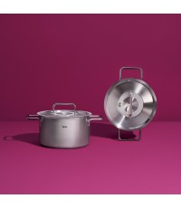 Fissler Pure Βαθιά Ανοξείδωτη Κατσαρόλα 3.9lt / 24cm 8612424000