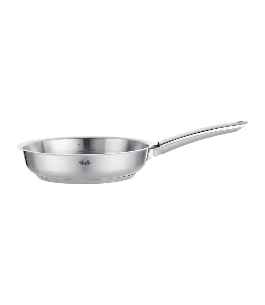 Fissler Pure Τηγάνι από Ανοξείδωτο Ατσάλι με Κεραμική Επίστρωση 24cm