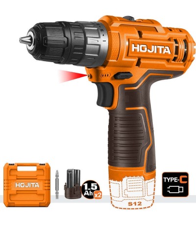 Hojita HJCDSB22E Δραπανοκατσάβιδο Μπαταρίας 12V 2x1.5Ah