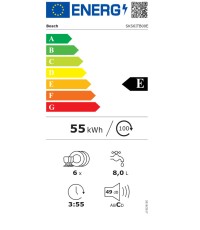 Πλυντήριο Πιάτων Πάγκου για 6 Σερβίτσια Bosch SKS 6 ITB 00 E  Π55.1xY45εκ. Μαύρο