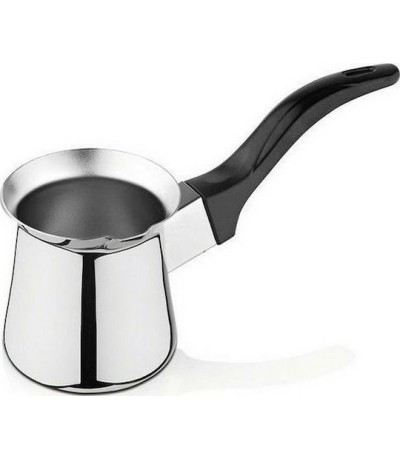 Pyramis Μπρίκι από Ανοξείδωτο Ατσάλι Standard No2 σε Ασημί Χρώμα Αντικολλητικό 150ml