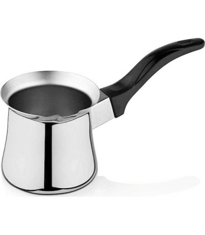 Pyramis Standard No3 Μπρίκι Ηλεκτρικό από Ανοξείδωτο Ατσάλι σε Ασημί Χρώμα 230ml