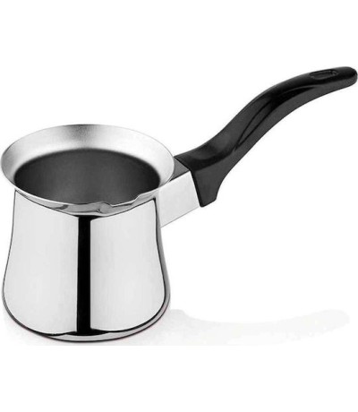 Pyramis Standard No4 Μπρίκι Ηλεκτρικό από Ανοξείδωτο Ατσάλι σε Ασημί Χρώμα 320ml