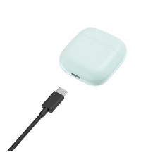Edifier X2 Plus Earbud Bluetooth Handsfree Ακουστικά με Αντοχή στον Ιδρώτα και Θήκη Φόρτισης Πράσινα