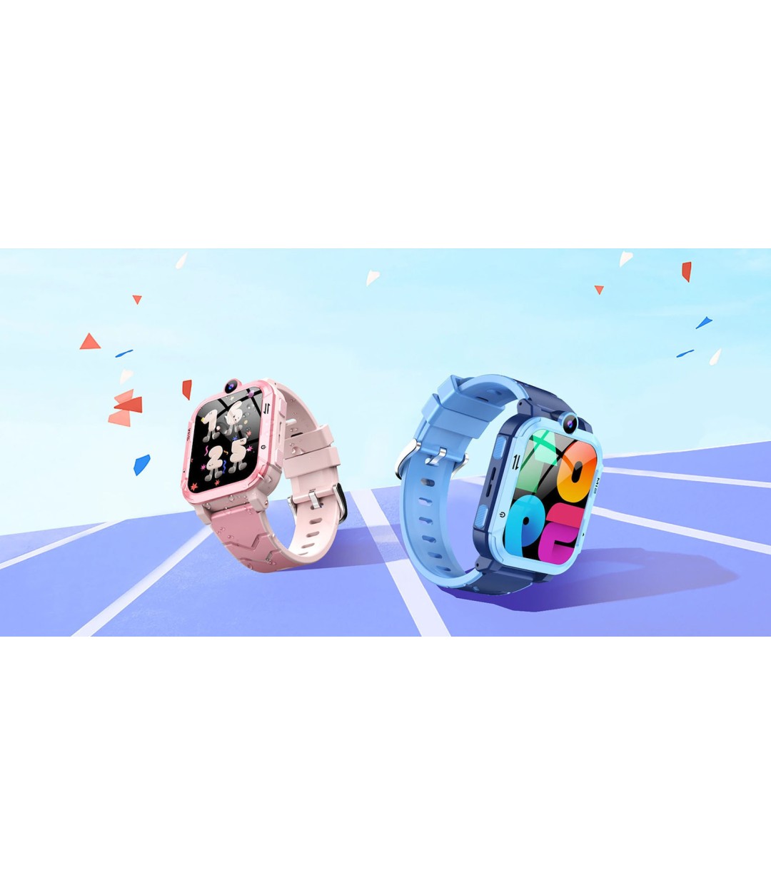 BlackView 4G Kids Smartwatch Gr Menu And Sos Function Blue - (Z20-BL)