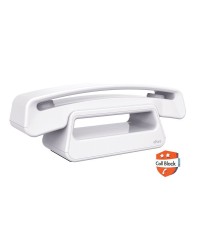 Alcatel ePure Iconic Ασύρματο Τηλέφωνο με Ελληνικό Μενού Λευκό