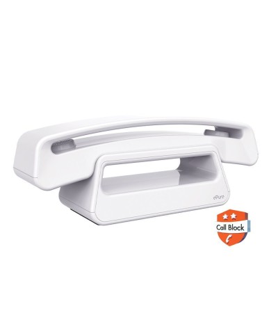 Alcatel ePure Iconic Ασύρματο Τηλέφωνο με Ελληνικό Μενού Λευκό