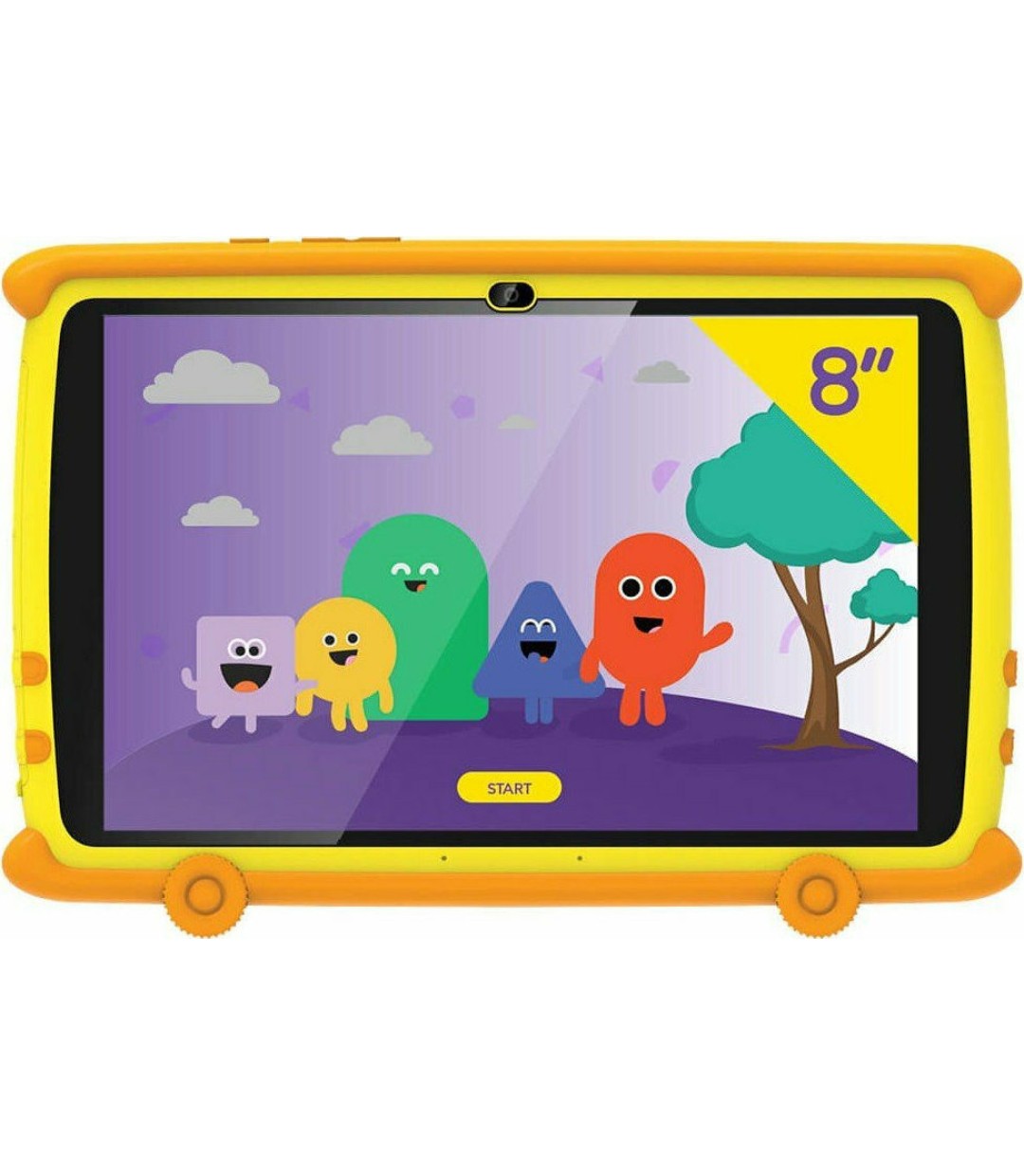 Egoboo Kiddoboo 8" Tablet με WiFi και Μνήμη 32GB Yellow KBJR-J8